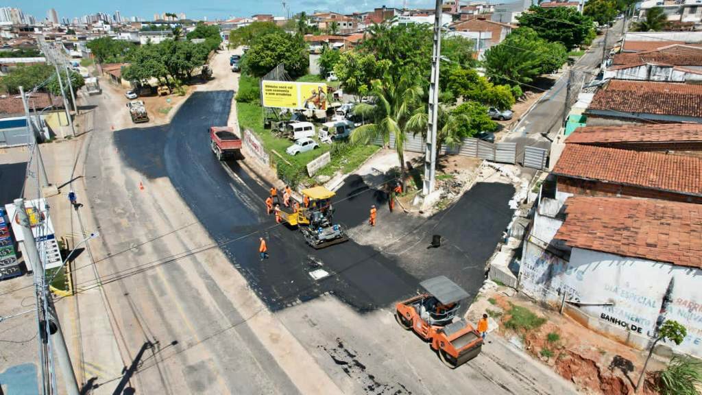 Nova fase da Avenida Felizardo Moura será entregue - Foto: Divulgação/STTU