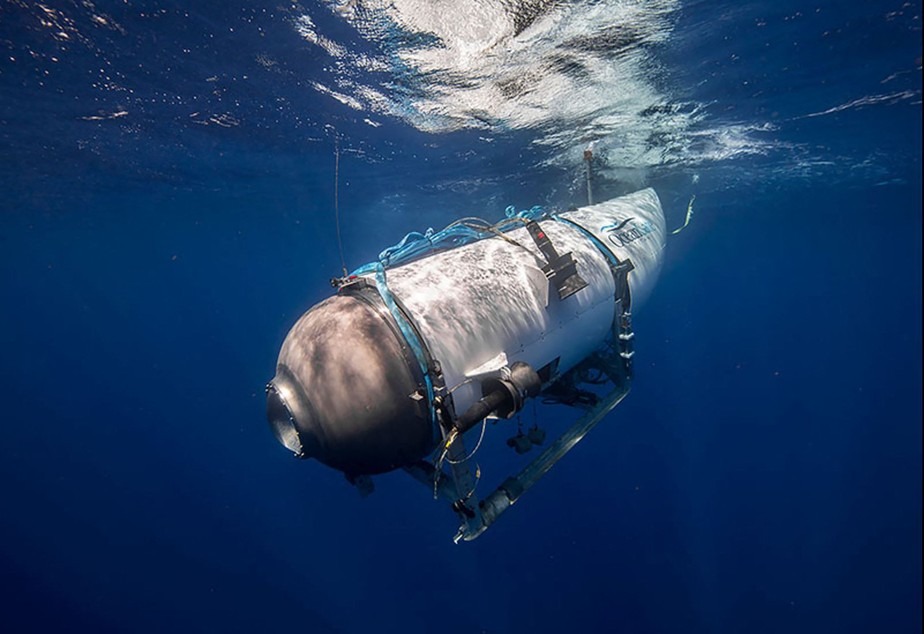 Submarino Titan pode ter caído em queda livre entre 48 e 71 segundos antes da implosão. Foto: OceanGate