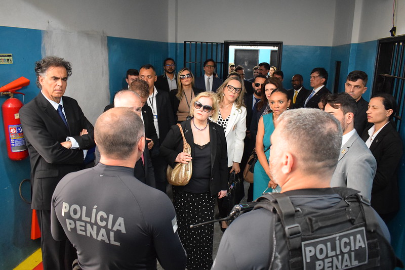 Presidente do STF, ministra Rosa Weber, visita o presídio de Alcaçuz, no RN. Foto: Fellipe Sampaio/SCO/STF