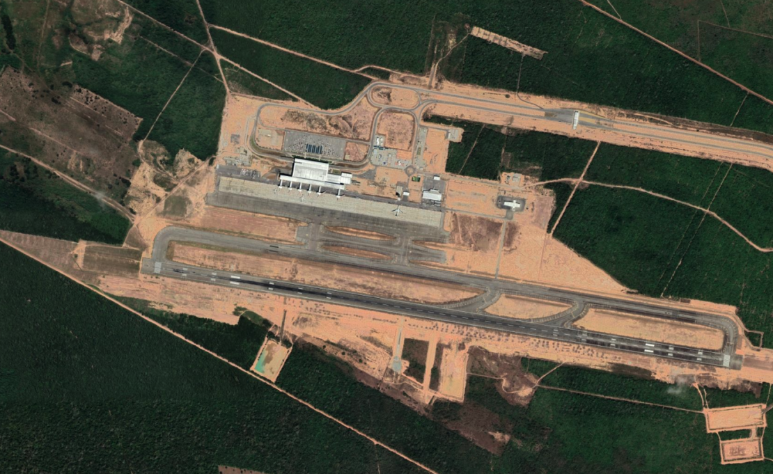 Com decisão do STF, São Gonçalo poderá cobrar IPTU pela área do aeroporto. Foto: Google Earth