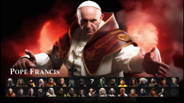 Papa Francisco, Trump, Elvis e Rainha Elizabeth no Mortal Kombat 1