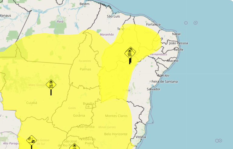 Previsão de onda de calor no RN deve durar até quinta-feira. Foto: Inmet