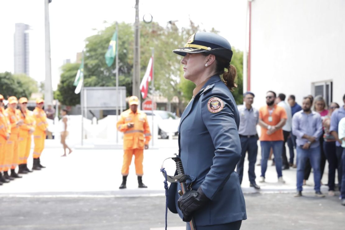 Pela primeira vez uma mulher assume o Comando do Corpo de Bombeiros de Mossoró