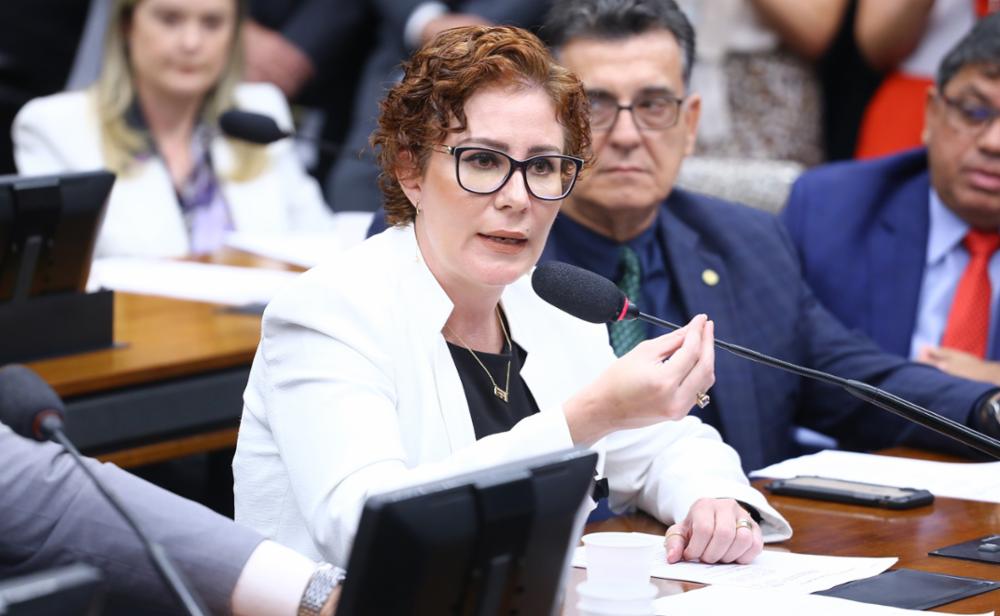 Carla Zambelli deve se tornar ré por sacar uma arma de fogo e perseguir um jornalista em outubro de 2022. Vinicius Loures/Câmara dos Deputados