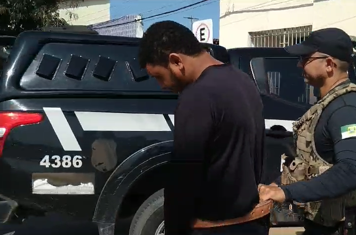 Homem que tentou matar árbitro em Macaíba foi encaminhado ao sistema prisional. Foto: Reprodução/Polícia Civil