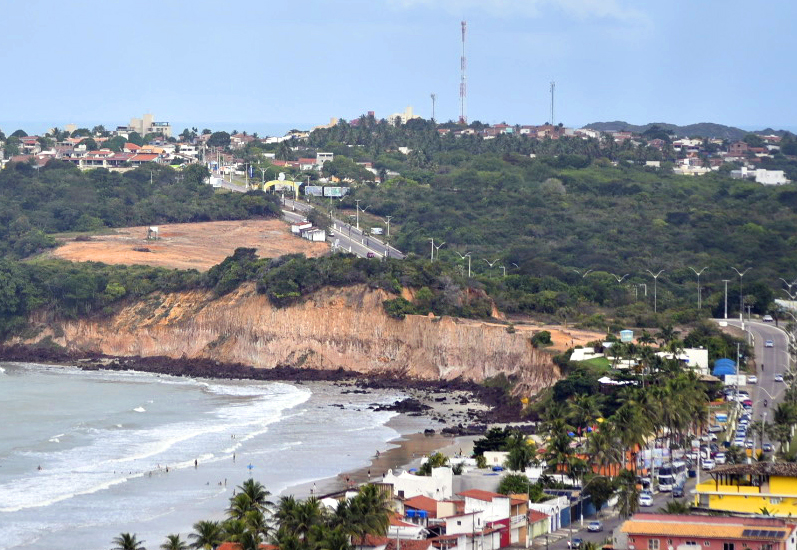 MP recomenda que Parnamirim anule portaria que permite obras nas falésias de Cotovelo. Foto: Everton Dantas/NOVO