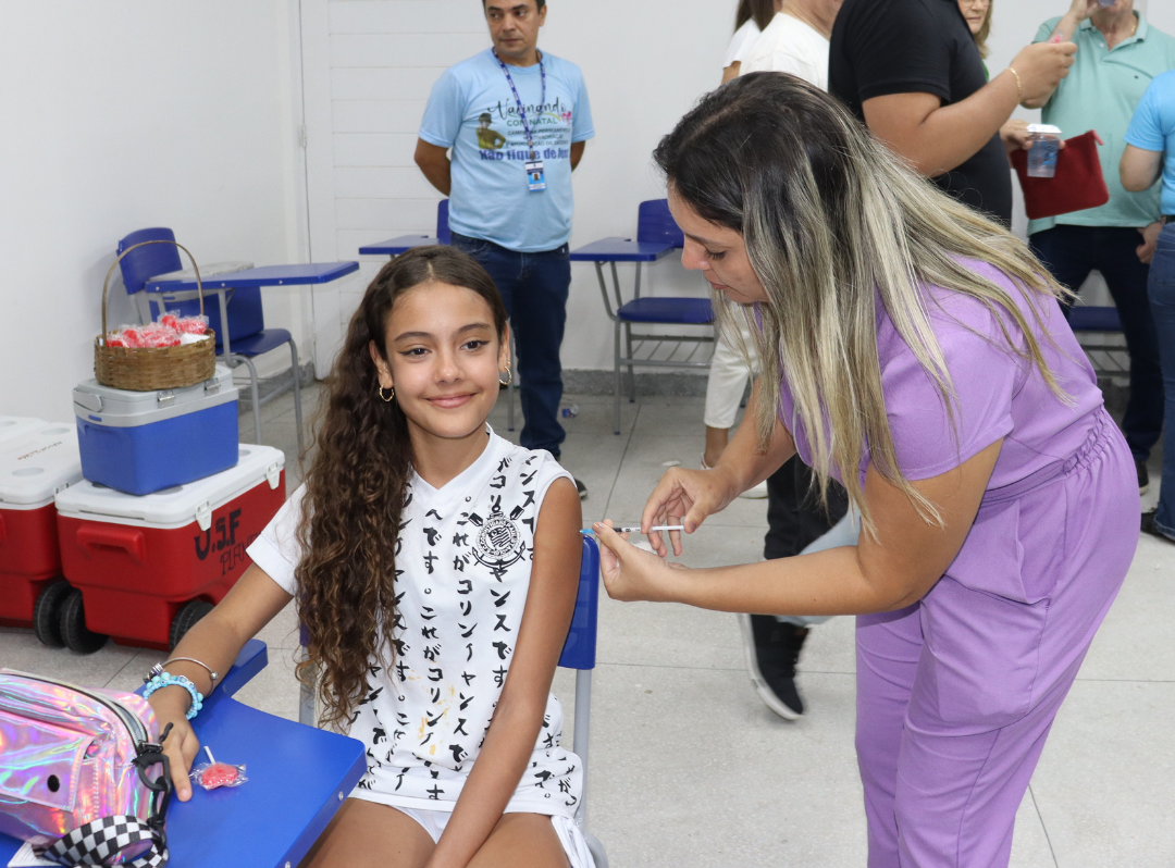 Campanha de vacinação em Natal disponibiliza todas as vacinas do Calendário Nacional de Vacinação. Foto: Prefeitura de Natal