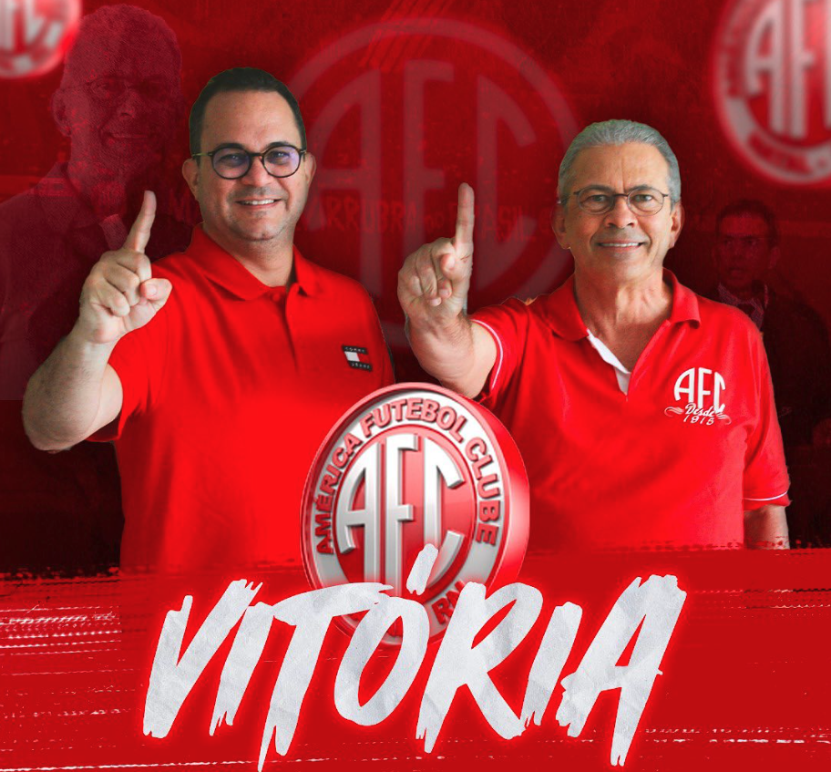 Hermanos Morais foi eleito novo presidente do América com 57 votos. Foto: Reprodução