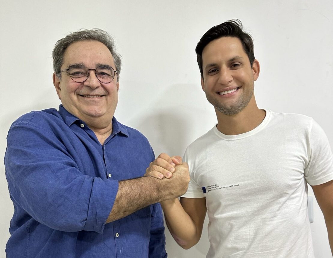 Álvaro Dias e Rafael Motta anunciam aliança visando eleições 2024. Foto: Instagram Rafael Motta