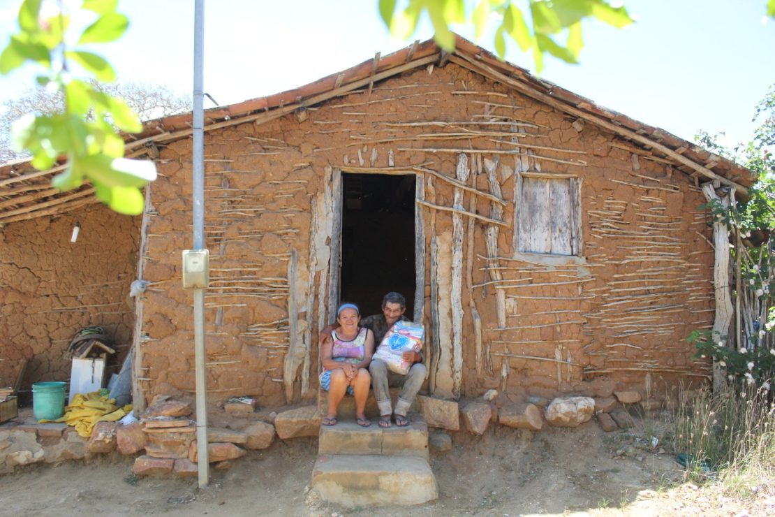 LBV distribui alimentos para famílias em situação de vulnerabilidade no RN. Foto: Cedida