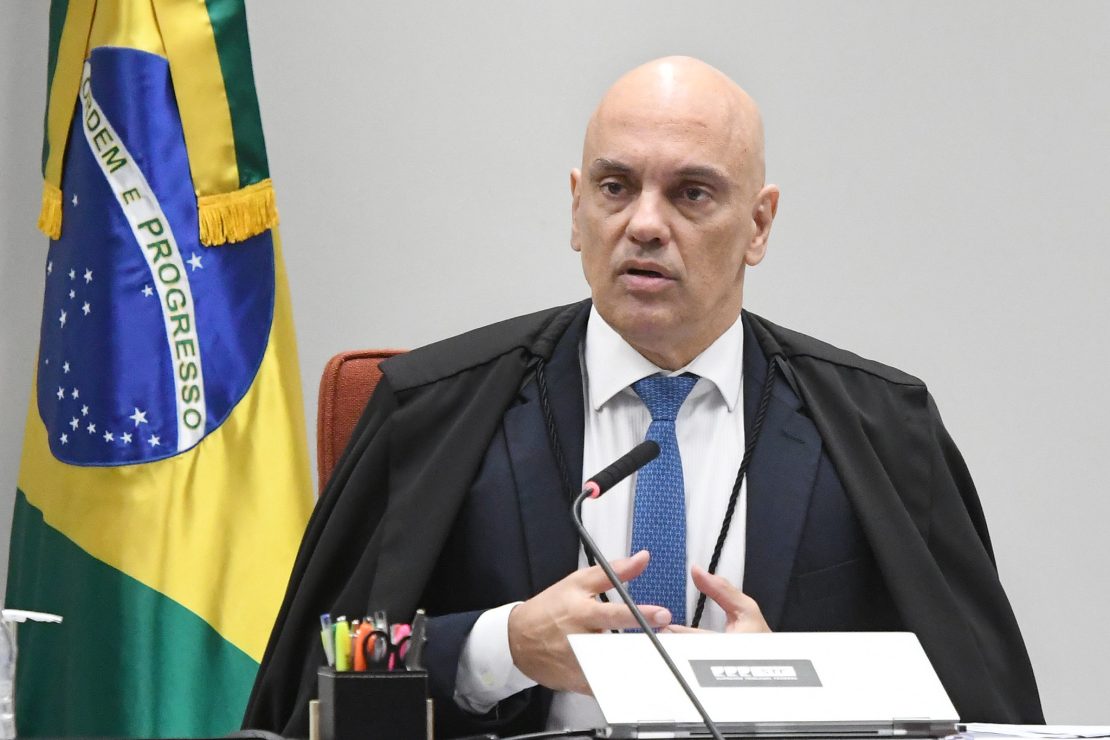 Um dos planos discutidos no 8  de janeiro incluía prender e enforcar Alexandre de Moraes. Foto: Carlos Moura/SCO/STF