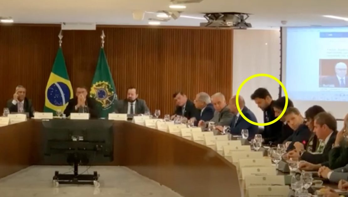 Vídeo comprova que o potiguar Fábio Faria participou de reunião na qual foi discutida possibildiade de golpe de estado, de acordo com a PF. Foto: Reprodução