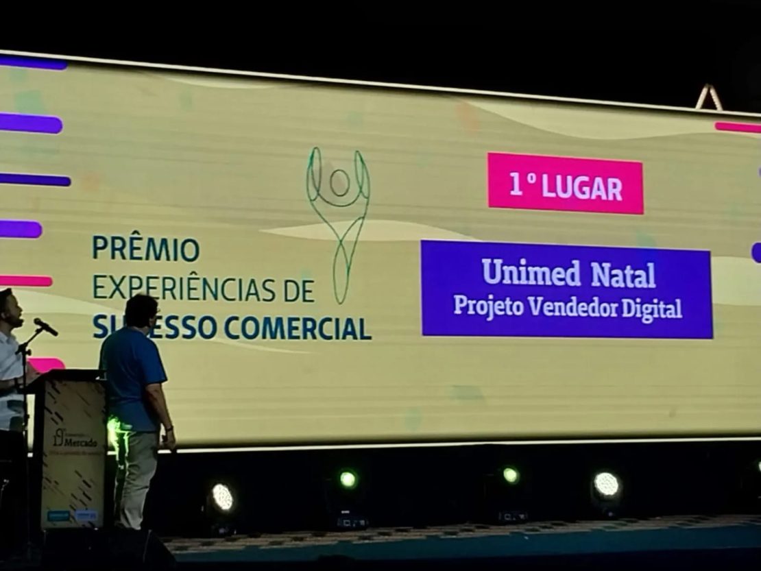 Unimed foi a única do Nordeste a competir e destacou-se com seu projeto "Vendedor Digital". Foto: Divulgação