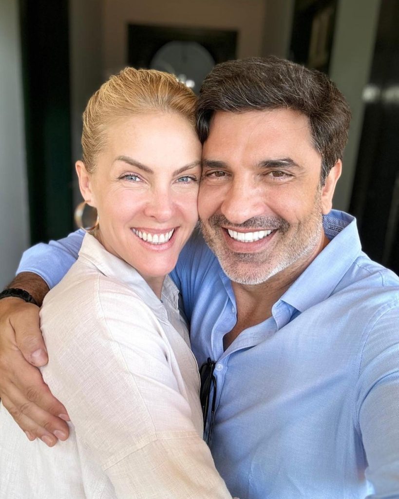 Ana Hickmann e Edu Guedes assumiram o namoro em postagem via rede social. Foto: Reprodução
