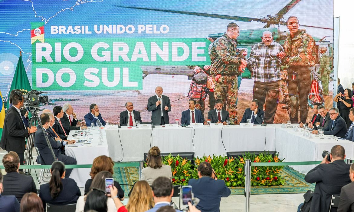 Em apresentação no Palácio do Planalto, o presidente Luiz Inácio Lula da Silva explicou que esses são recursos iniciais. Foto: José Cruz/Agência Brasil