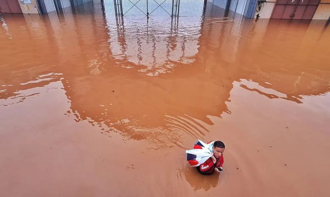 As chuvas no RS obrigaram 95,7 mil pessoas a abandonarem suas casas, entre 80,5 mil desalojados e 15,1 mil desabrigados. Foto: Lauro Alves/Secom