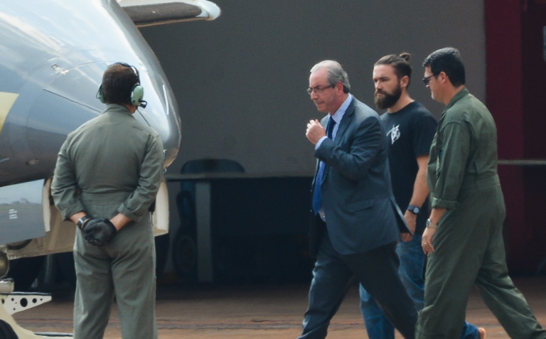 Preso em 2016, Eduardo Cunha é um dos condenados da Lava Jato que flerta com a volta à vida pública. Foto: Wilson Dias/Agência Brasil