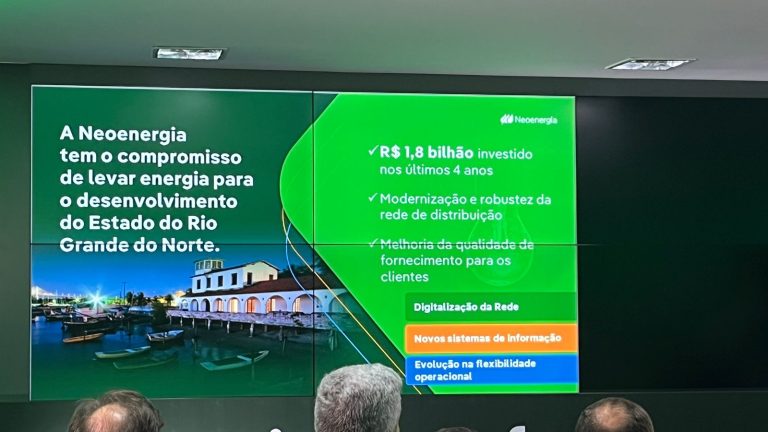 Neoenergia Cosern anuncia R$ 2,1 bilhões em investimentos no RN de 2024 a 2027. Foto: Everton Dantas/NOVO