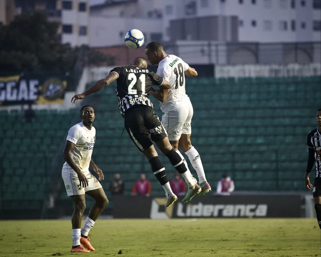 Gol de empate do ABC com o Figueirense veio aos 50 minutos do 2º tempo. Foto: Rennê Carvalho/ABC F.C.