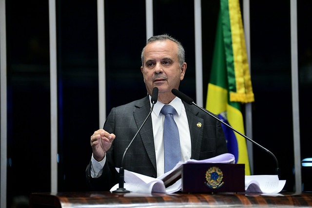 O senador Rogério Marinho (PL-RN) disse que o apoio do PT a "ditaduras sanguinárias e repressoras" é "surpresa para zero pessoas". Foto: Pedro França/Agência Senado