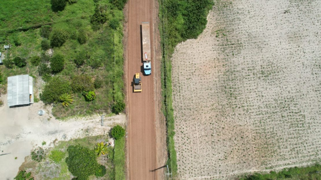 Governo do RN deu início à restauração da RN-203, entroncamento da RN-120, em São Paulo do Potengi, até o município de São Tomé. Foto: Heros Lucena