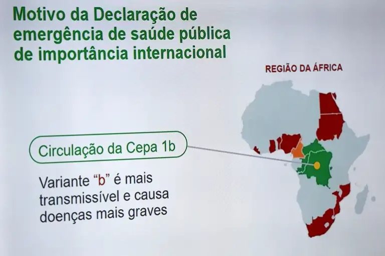 A mpox voltou a figurar como emergência global em saúde pública. Foto: José Cruz/Agência Brasil