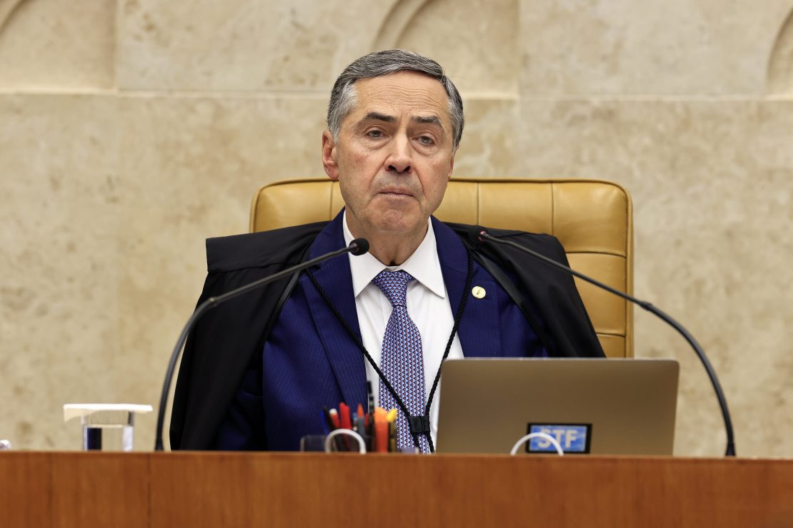 Ministro Luis Roberto Barroso sai em defesa do STF e do ministro Alexandre de Moraes. foto: Rosinei Coutinho/STF