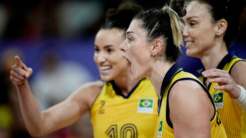 Brasil avança para semi-final no vôlei femininoi> Foto: Alexandre Loureiro/COB