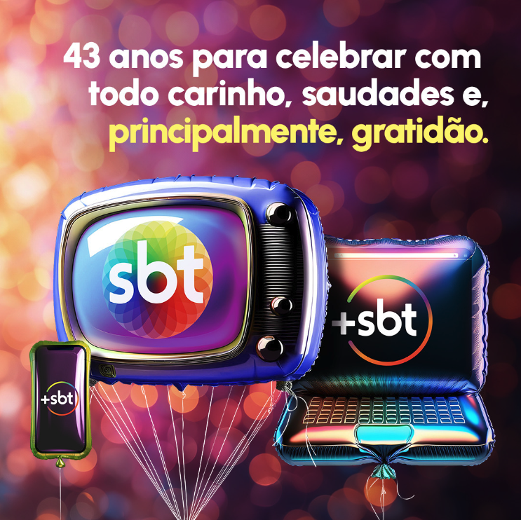 Em carta a funcionários, SBT anunciou o lançamento de seu canal de streaming no dia de seu aniversário. Foto: Reprodução