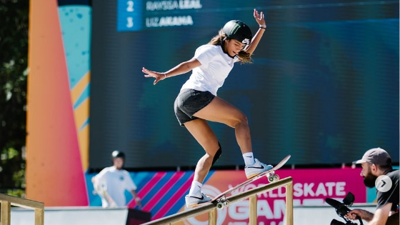 Rayssa Lean conquista segundo título mundial. Foto: World Skate Games Italy.