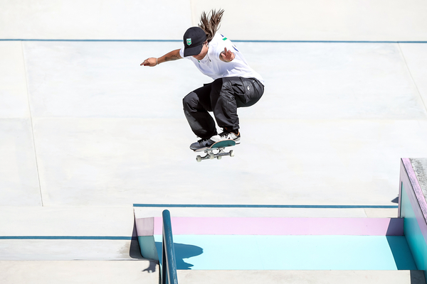 Pâmela Rosa foi uma das três brasileiras classificadas no Mundial de Skate. Foto: Gaspar Nóbrega/COB