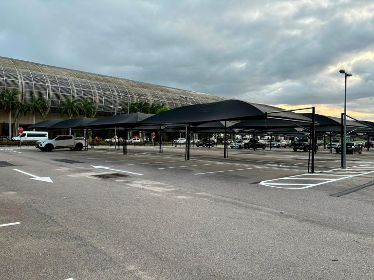 Investimentos no Aeroporto Internacional de Natal incluiram reforma do estacionamento standard e instalação do estacionamento VIP. Foto: Assessoria