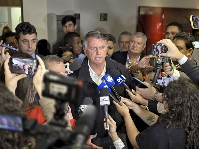 Jair Bolsonaro rejeita a possibilidade de discutir outro candidato para 2026. Foto: Pedro França/Agência Senado