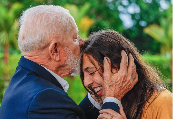 Natália Bonavides anunciou vinda de Lula a Natal no seu Instagram. Foto: Ricardo Stuckert/PR