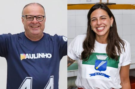 Paulinho Freire e Natália Bonavides votaram na zona leste da Cidades. Fotos: Demis Roussos e Bruno Póvoa