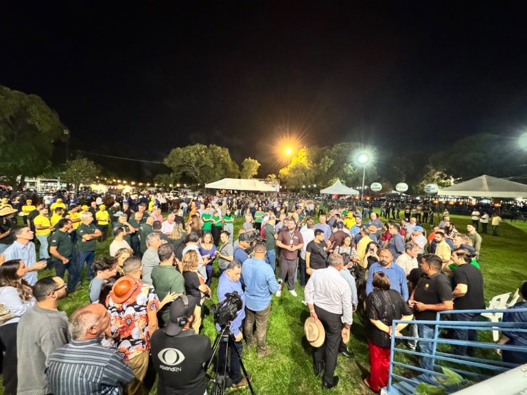 Abertura da Festa do Boi 2024 contou ainda com o tradicional desfile de animais. Foto: Anorc