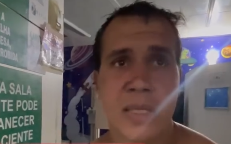 Victor Ribeiro disse no vídeo que não sabia o que pensar ainda. Foto: Reprodução