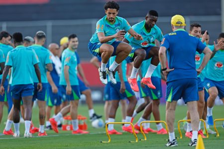 Jogo tem clima de revanche: em junho, os uruguaios eliminaram os brasileiros nos pênaltis, nas quartas de final da Copa América. Foto: Rafael Ribeiro/CBF