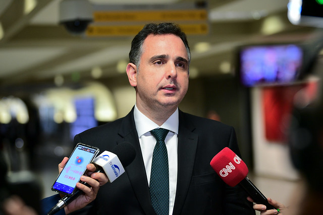 Presidente do Senado, Eduardo Pacheco mantém a expectativa de que o texto seja aprovado ainda em 2024. Foto: Pedro França/Agência Senado