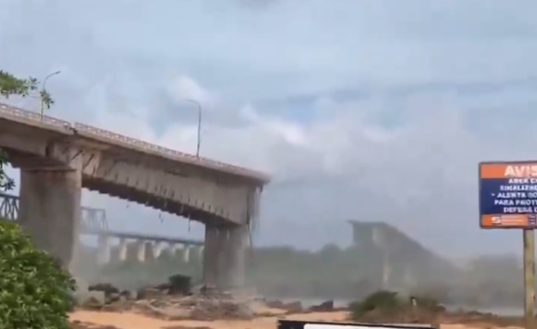 Ponte que liga estados do Maranhão ao Tocantins foi construída na década de 1960. Foto: Reprodução