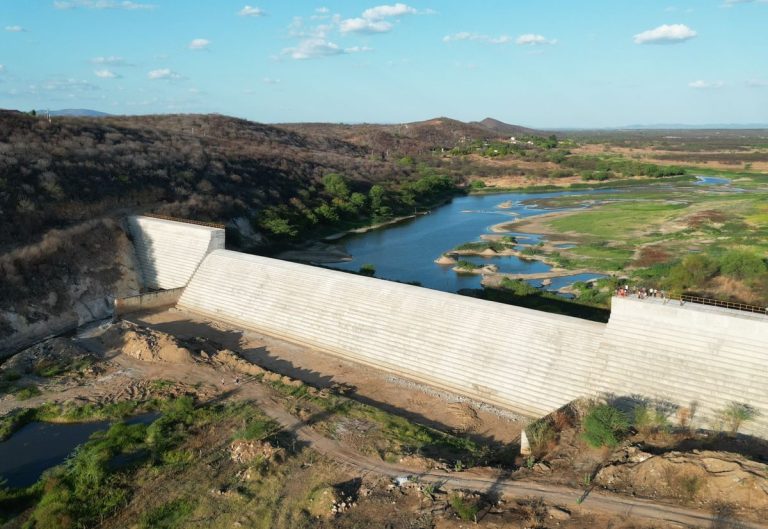 Barragem Passagem das Traíras recebeu investimentos de R$ 23,9 milhões. Foto: Anderson Queiroz/Semarh